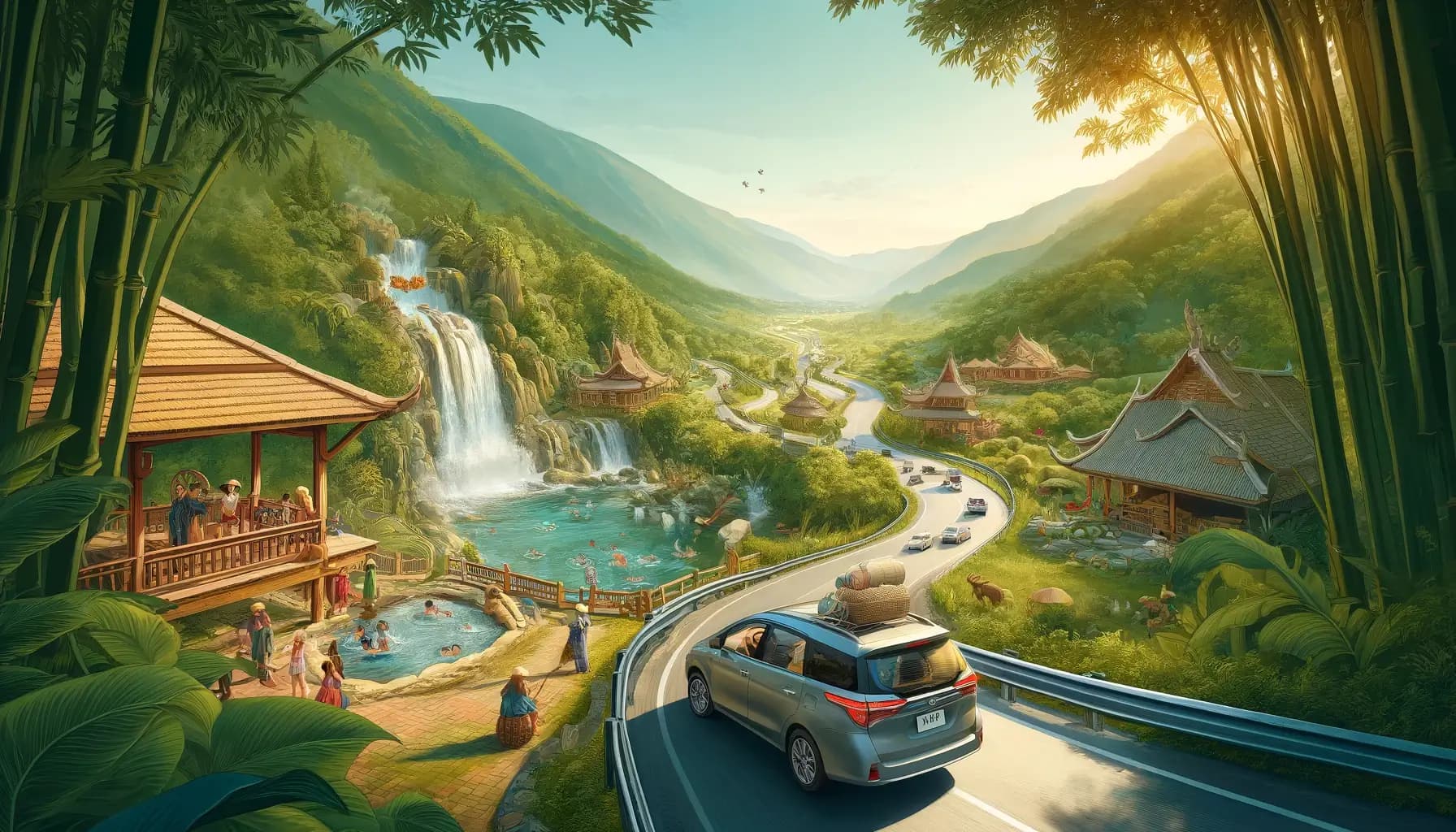 Rent a car to visit Yang Bay EcoPark near Nha Trang